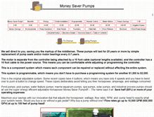 Tablet Screenshot of moneysaverpumps.com